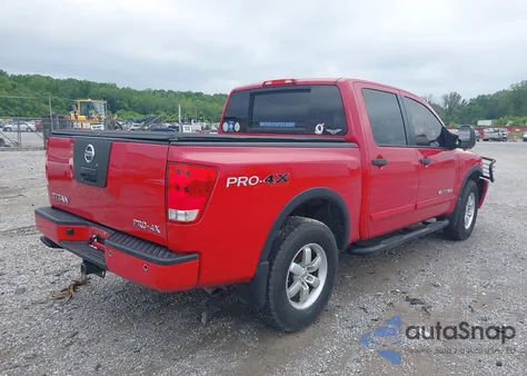 2012 Nissan Titan Pro-4X from USA, damaged, VIN 1N6AA0EC0CN314160